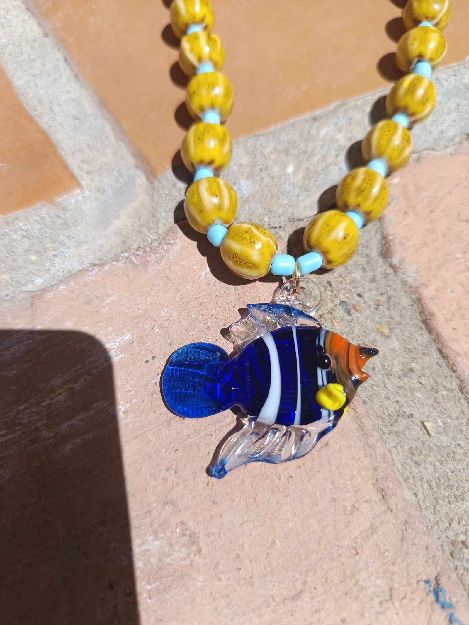 Collar con colgante de pez 🐠. Nuevo  – photo 9